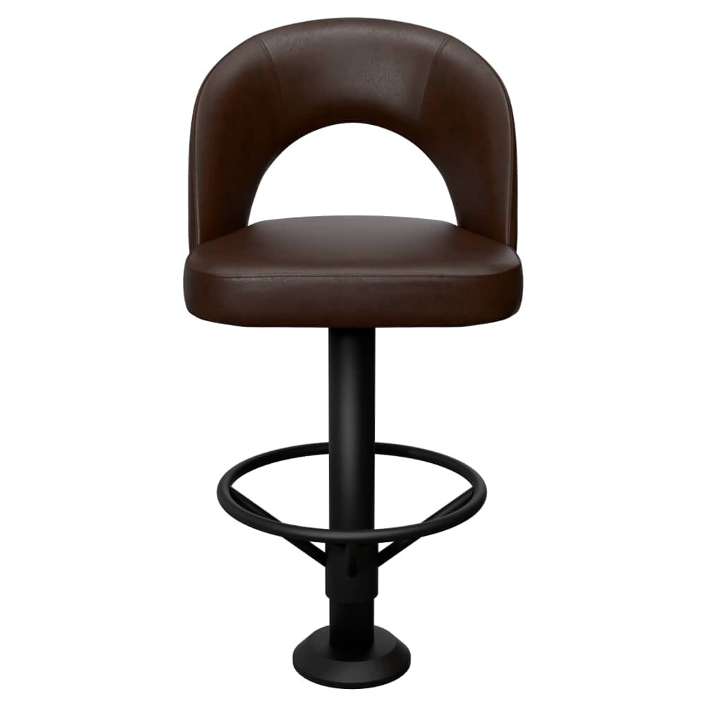 Yali Bucket Bar Stool, Bolt-Down Swivel