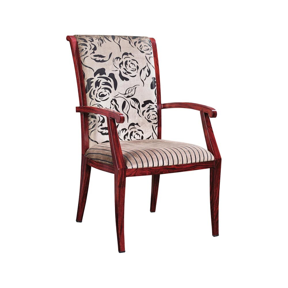 Empire High Back Armchair in Aluminum, Senior Living