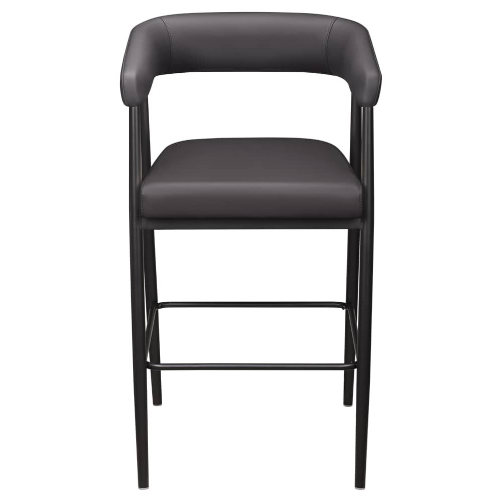 Mika Indoor Bar Stool with Arms in Metal