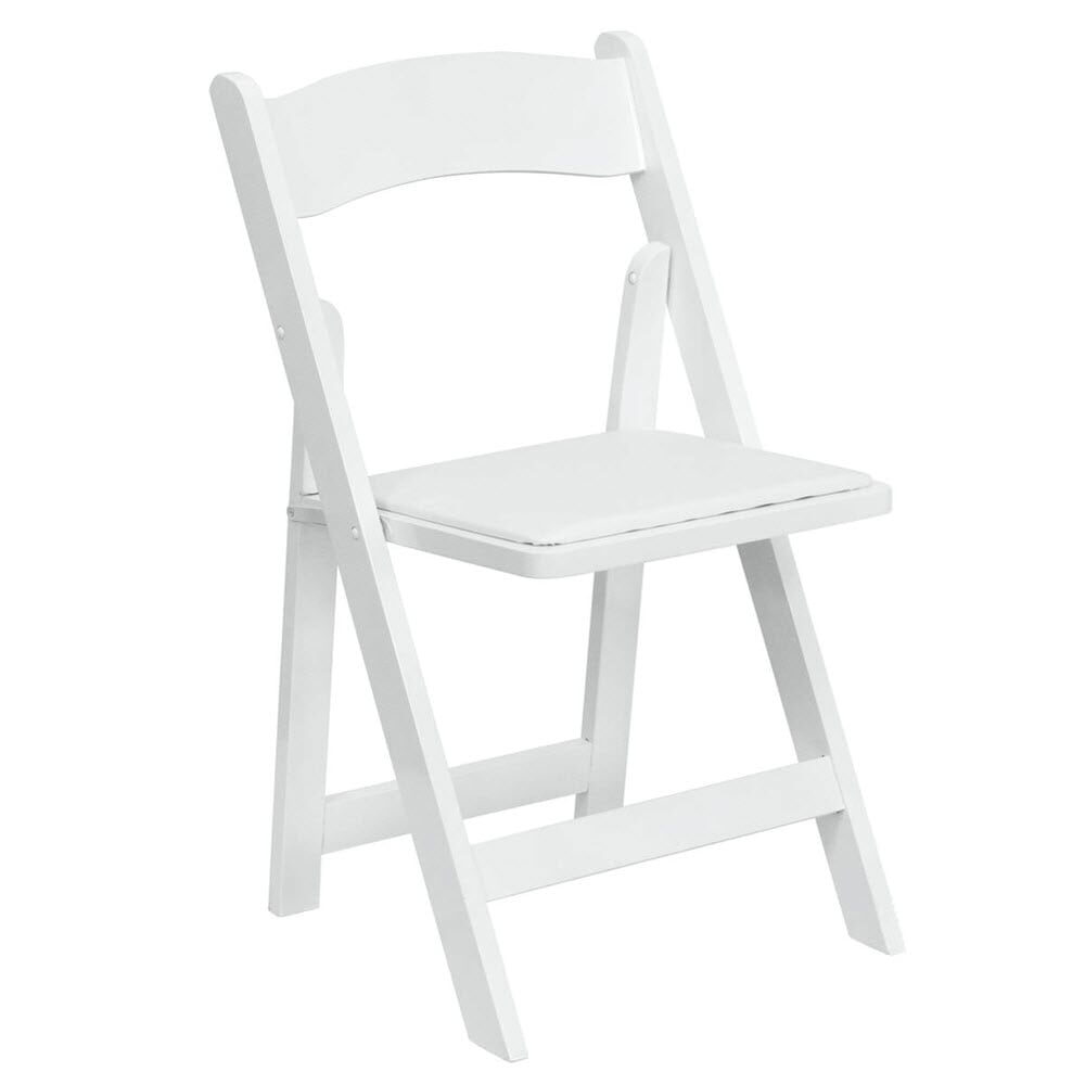 Folding Chair in Wood with Padded Seat