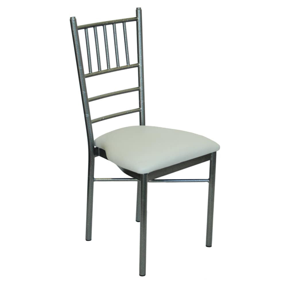 Chiavari Chair in Silver Vein Metal