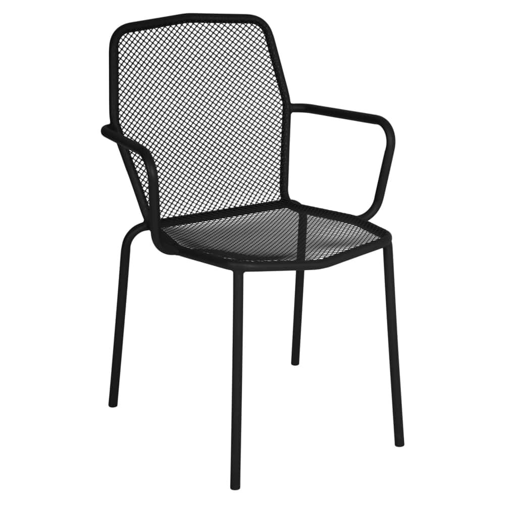 European-Style Patio Armchair in Micro-Mesh