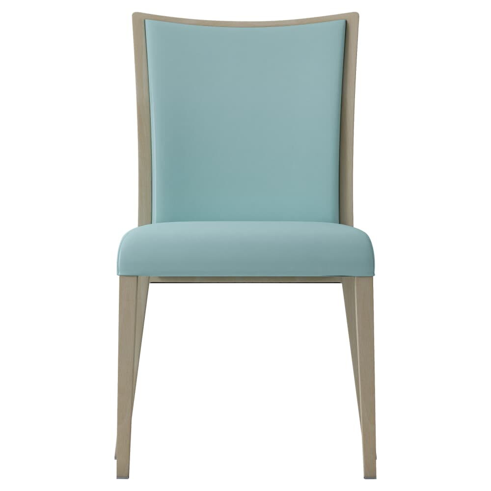 Henderson Fully Padded Chair in Aluminum