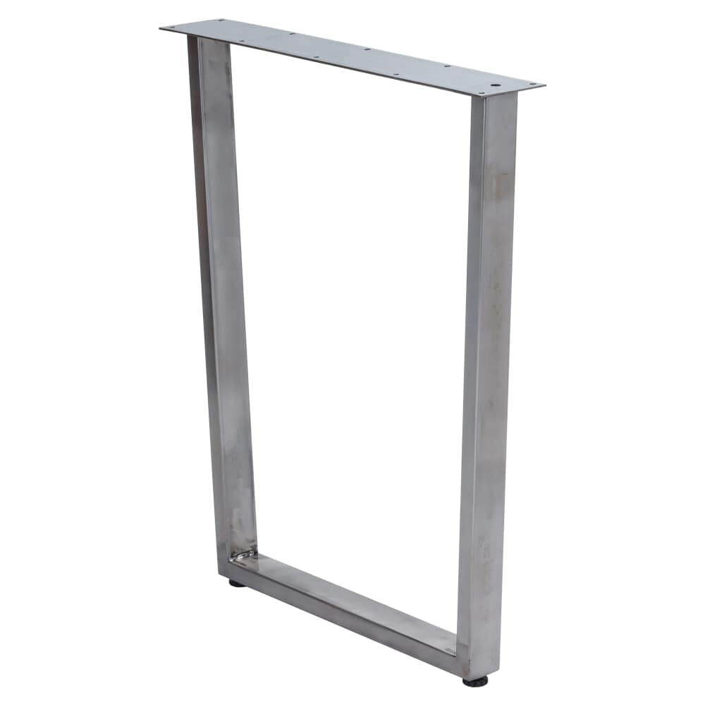 Trapezoid Table Leg in Industrial Steel
