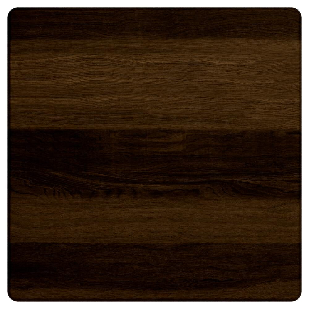 Indoor Resin Table Top in Dark Oak Finish