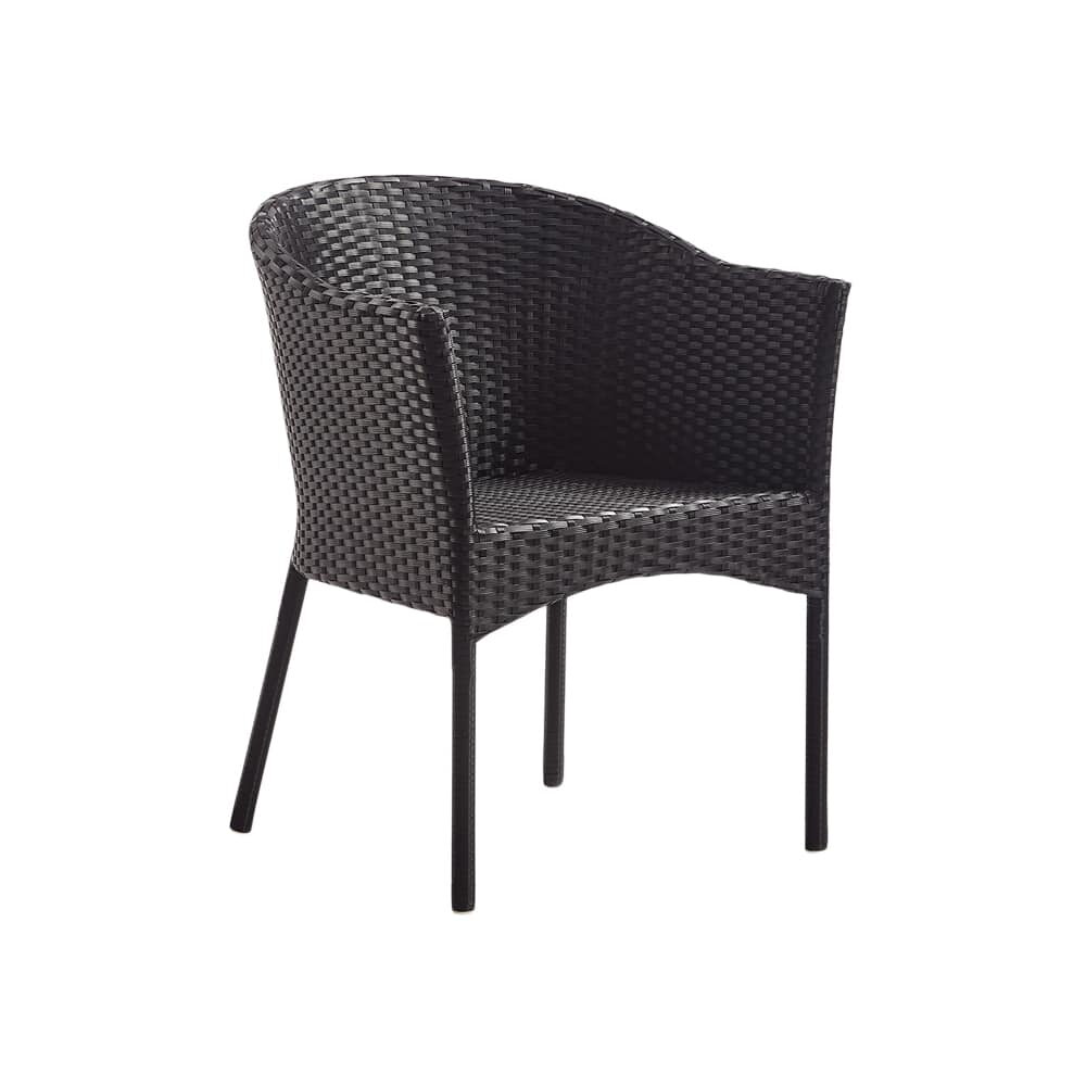 Laurel Wicker Look Armchair for Patio