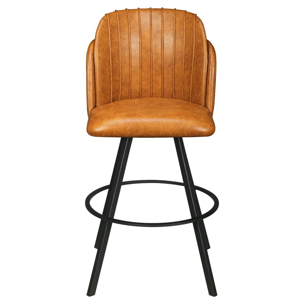 Sooti Circular Frame Swivel Bar Stool