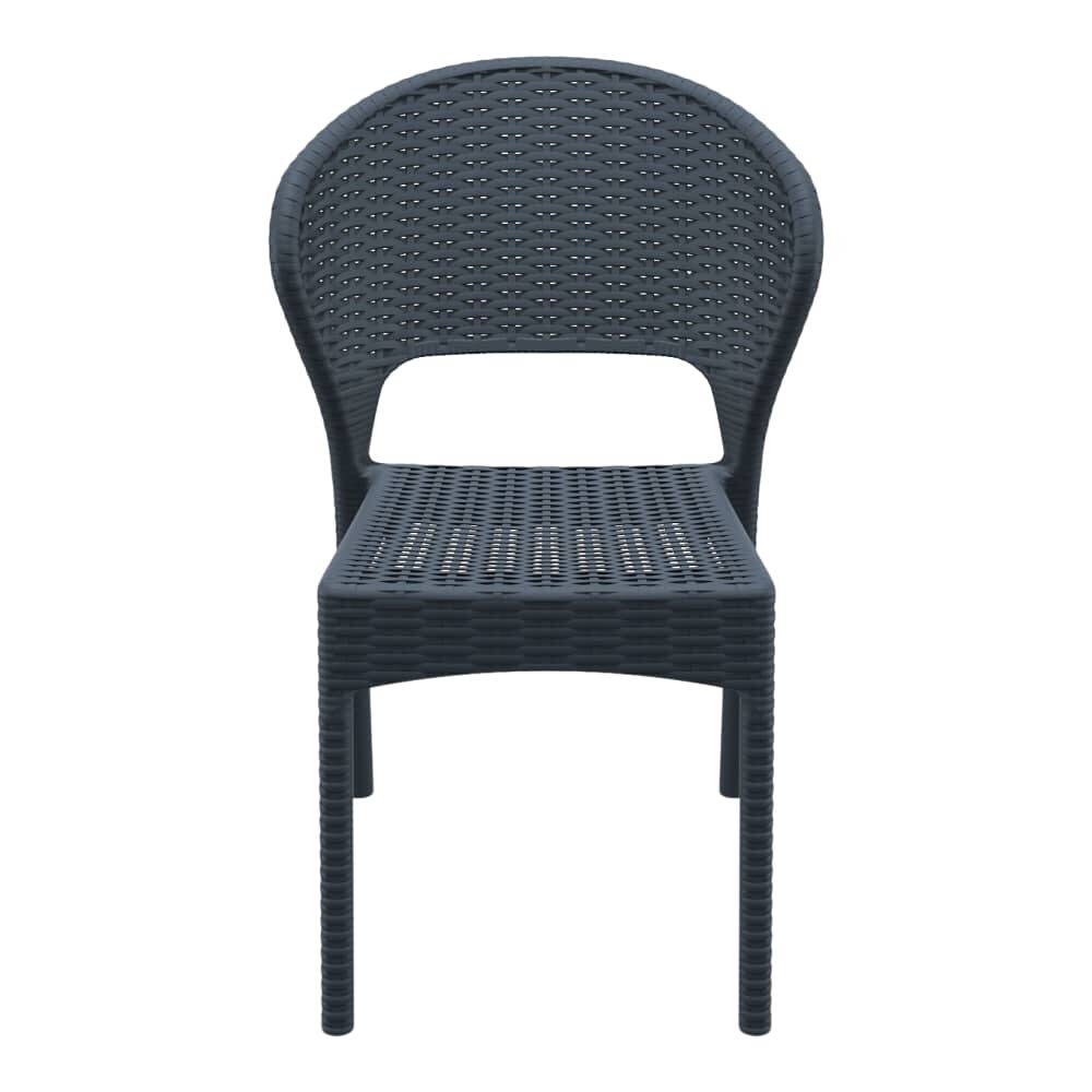 Terrace Wicker Look Chair in Resin for Outdoor Patio