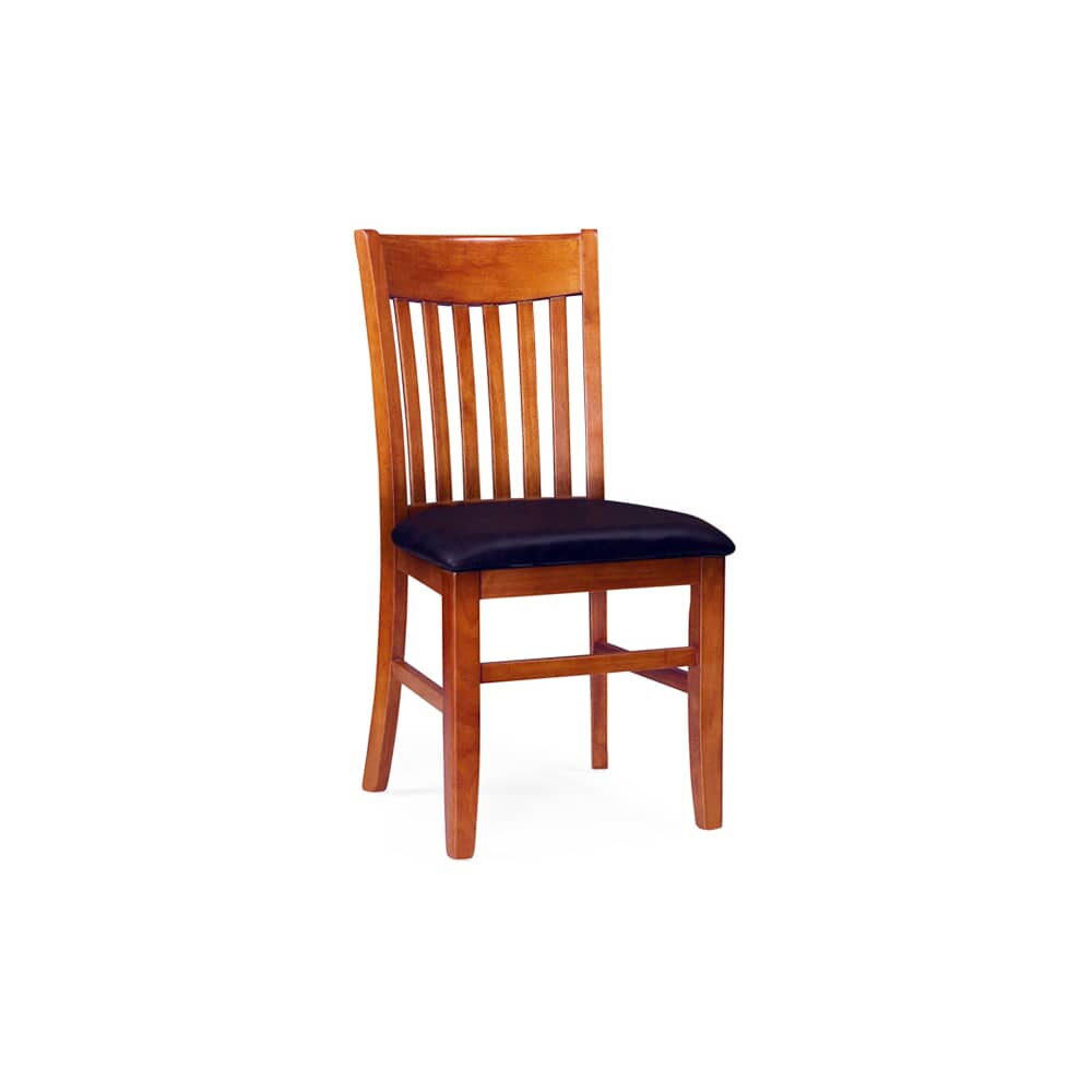 Deco Vertical Slat Chair in Wood