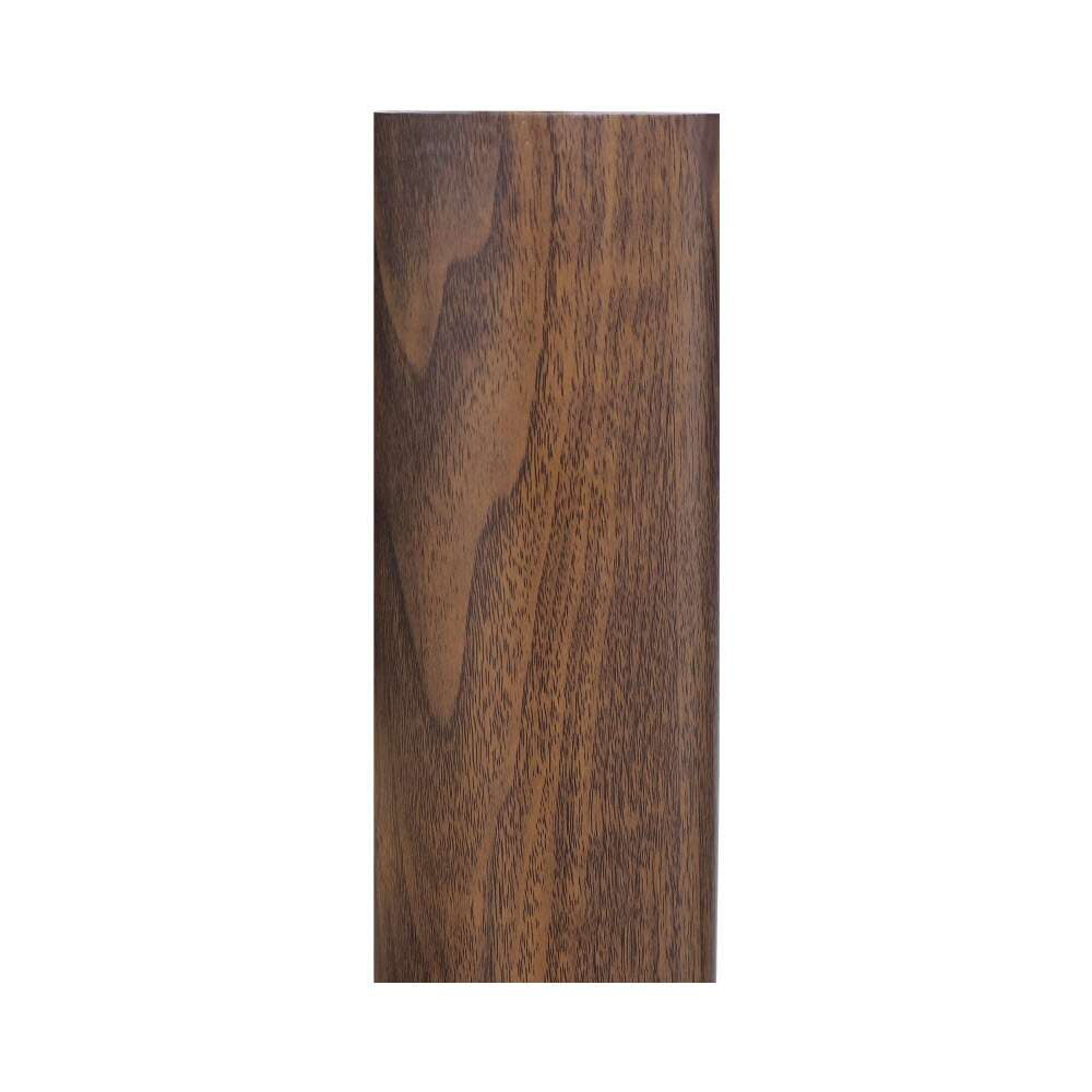 X-Prong Table Base in Metal with Wood Look Finish, Standard Height