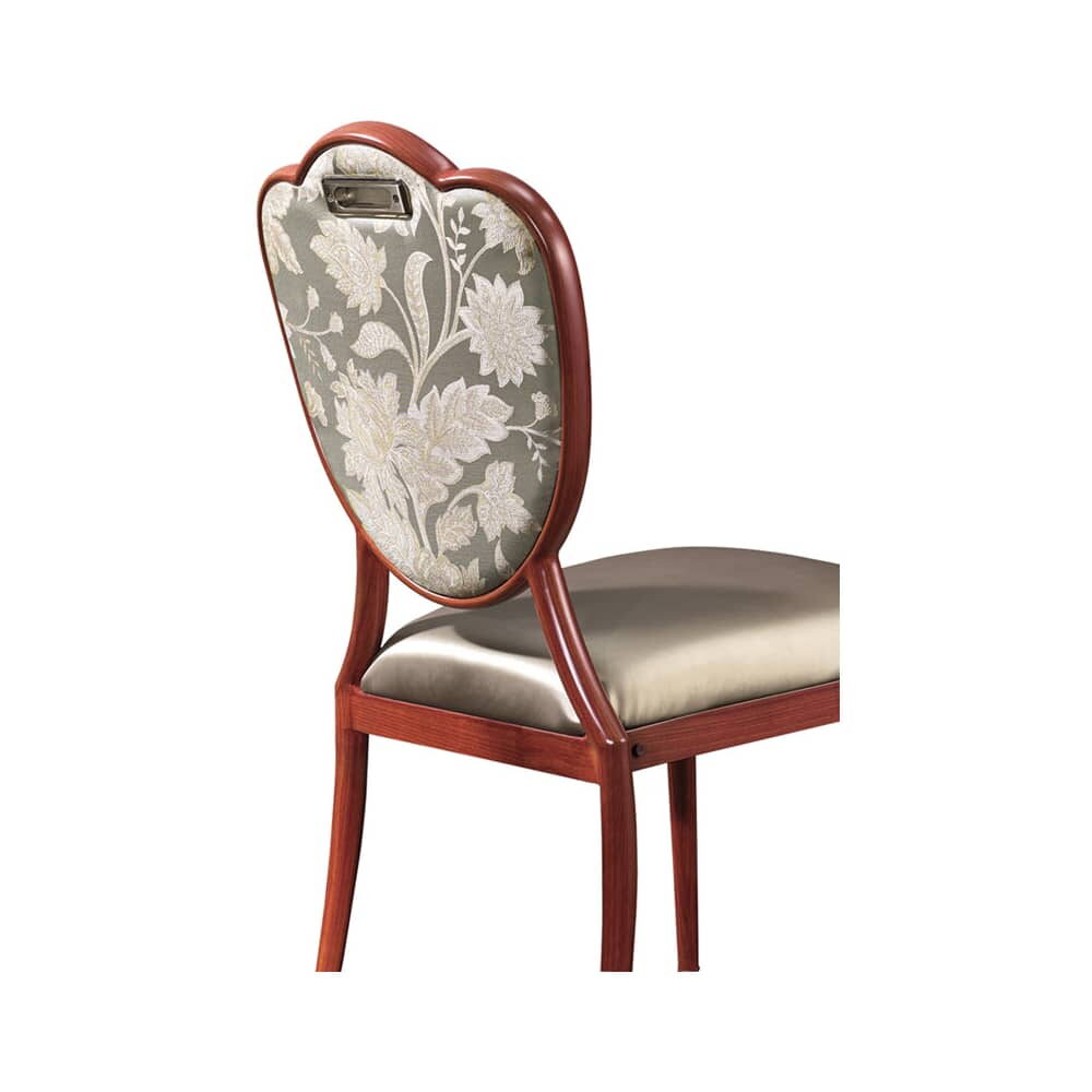 Tulip Upholstered Chair in Aluminum for Dining