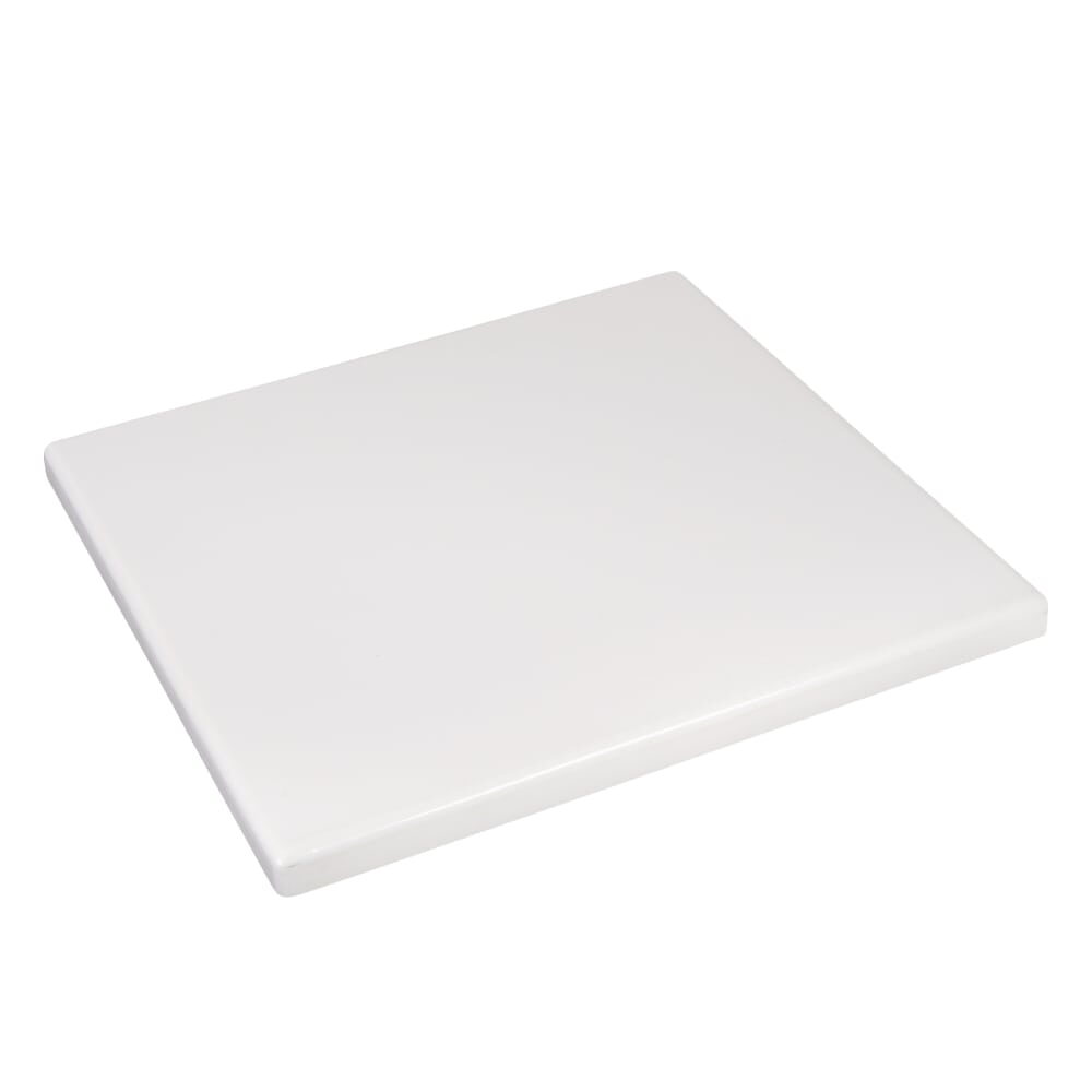 Outdoor Table Top in Resin with White Finish