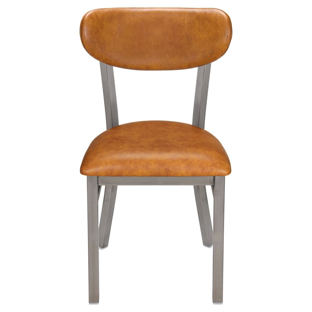 Curvy Chair in Metal with Clear Coat