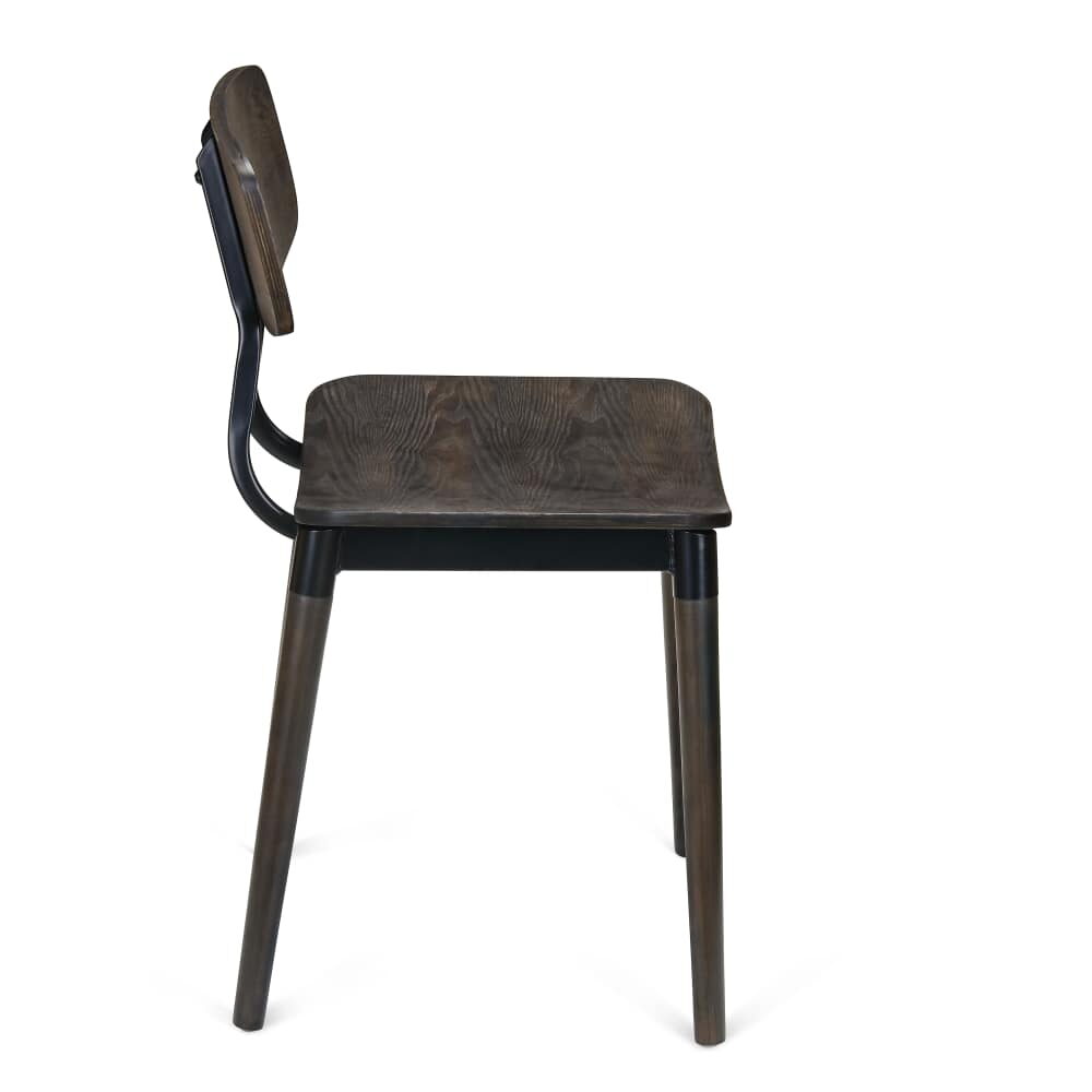 Slate Black Chair in Metal