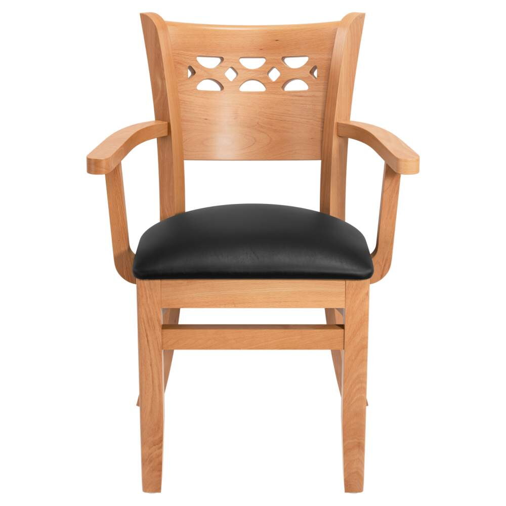 Leonardo Chair in Wood with Arms