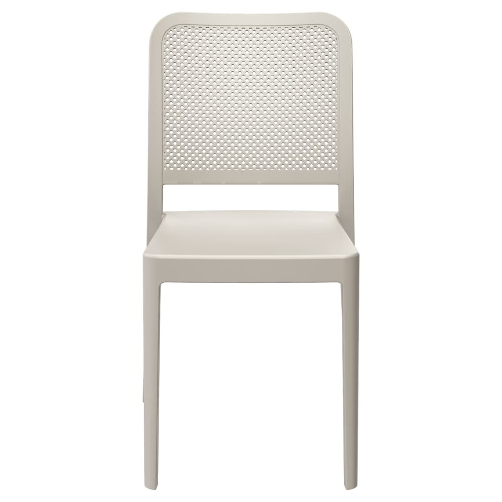 Rowan Perforated Patio Chair in Resin for Outdoor