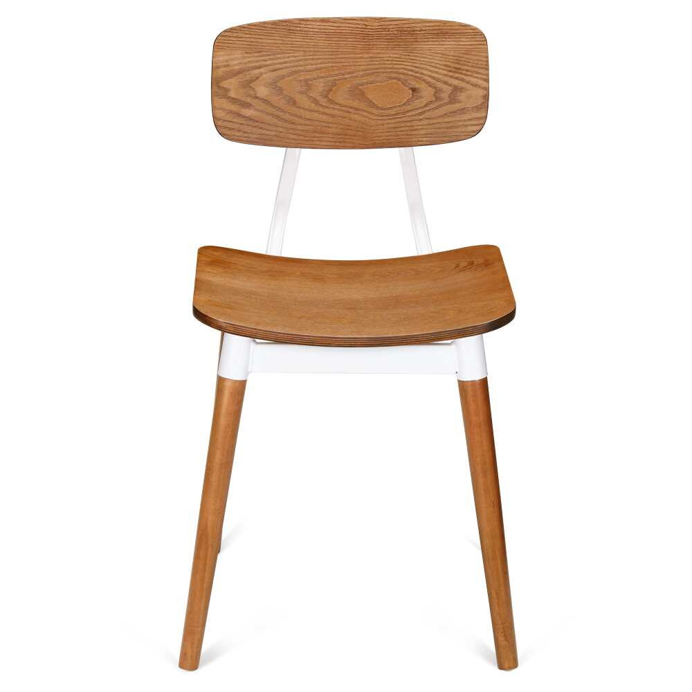 Slate White Chair in Metal