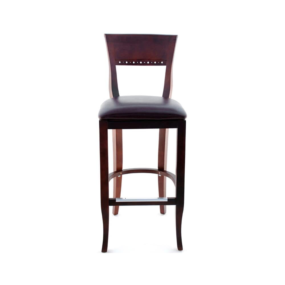Biedermeier Bar Stool in Wood