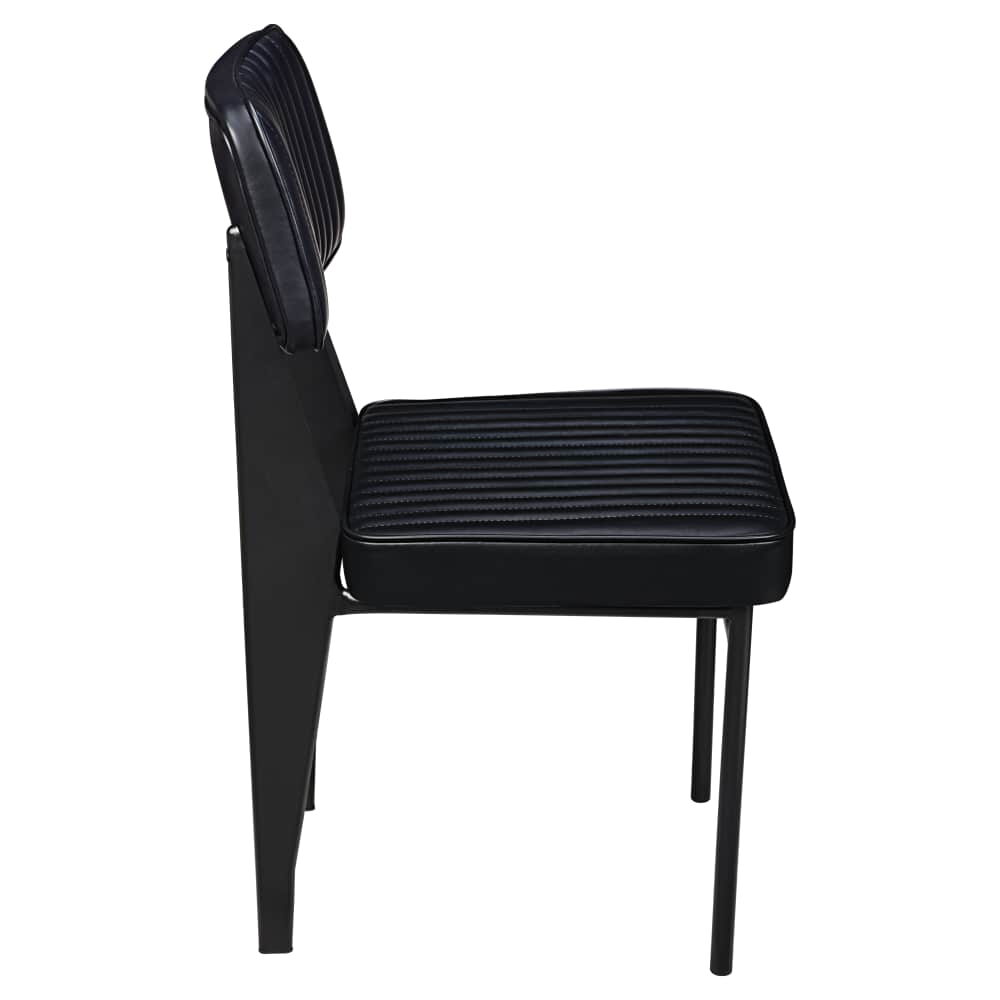 Leeds Padded Chair in Metal