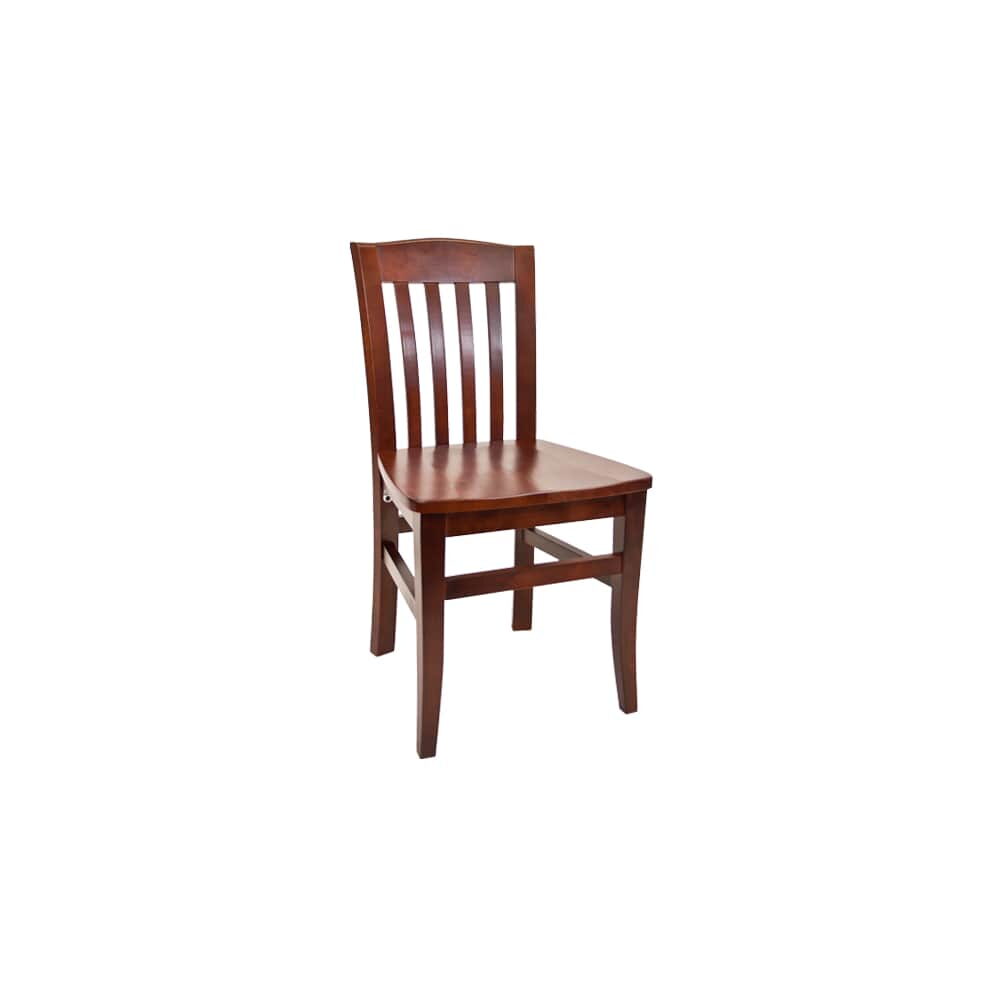 Vertical Slat Chair in Solid Beechwood