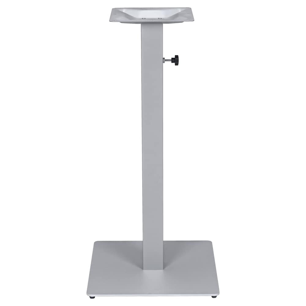 Carlo Bar Height Outdoor Umbrella Table Base in Titanium Gray