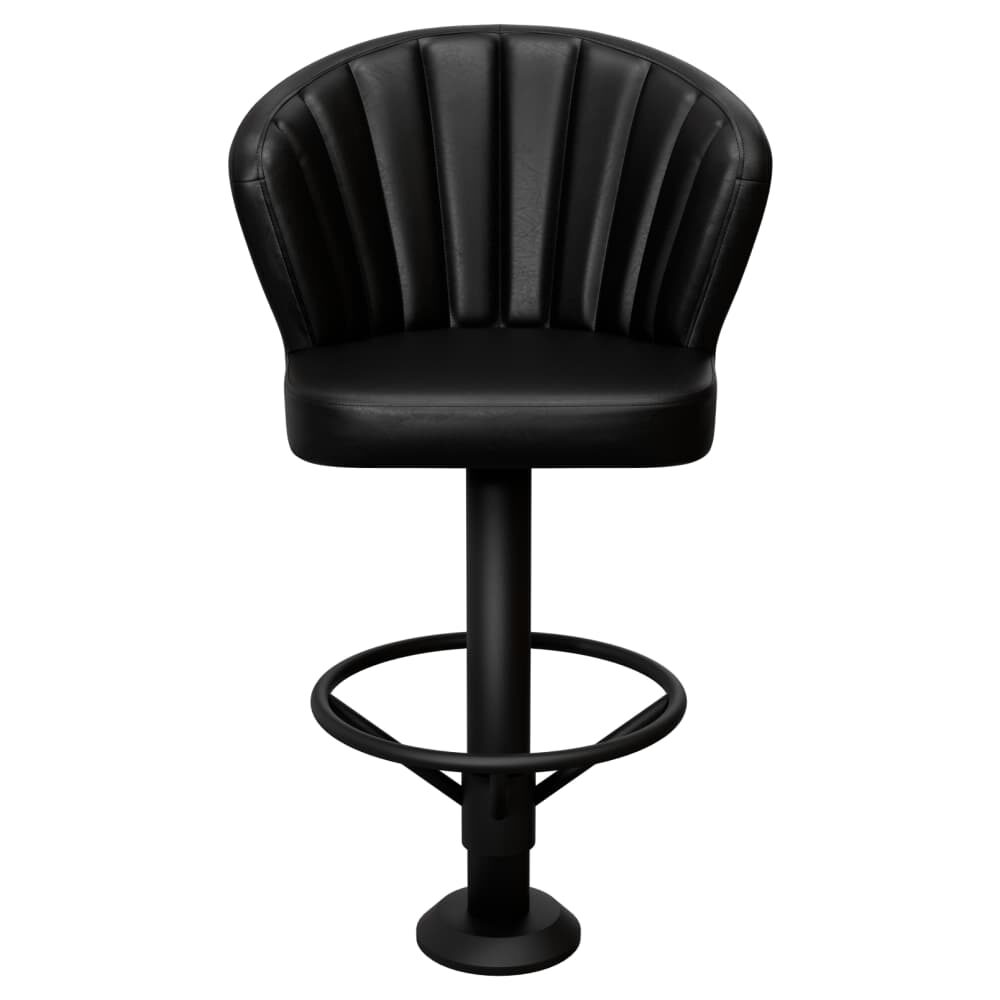 Aria Bucket Bar Stool, Bolt-Down Swivel