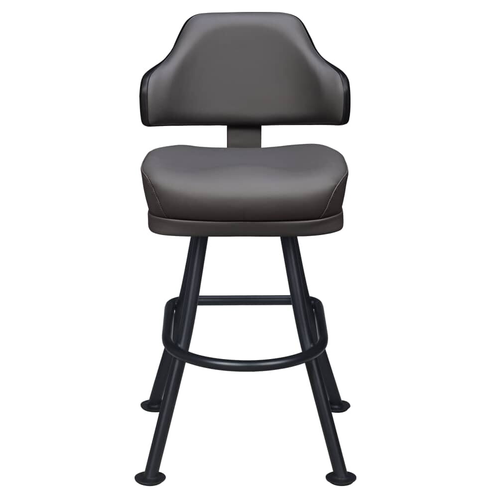 Gioco Casino Bucket Bar Stool in Metal with Orbit Frame