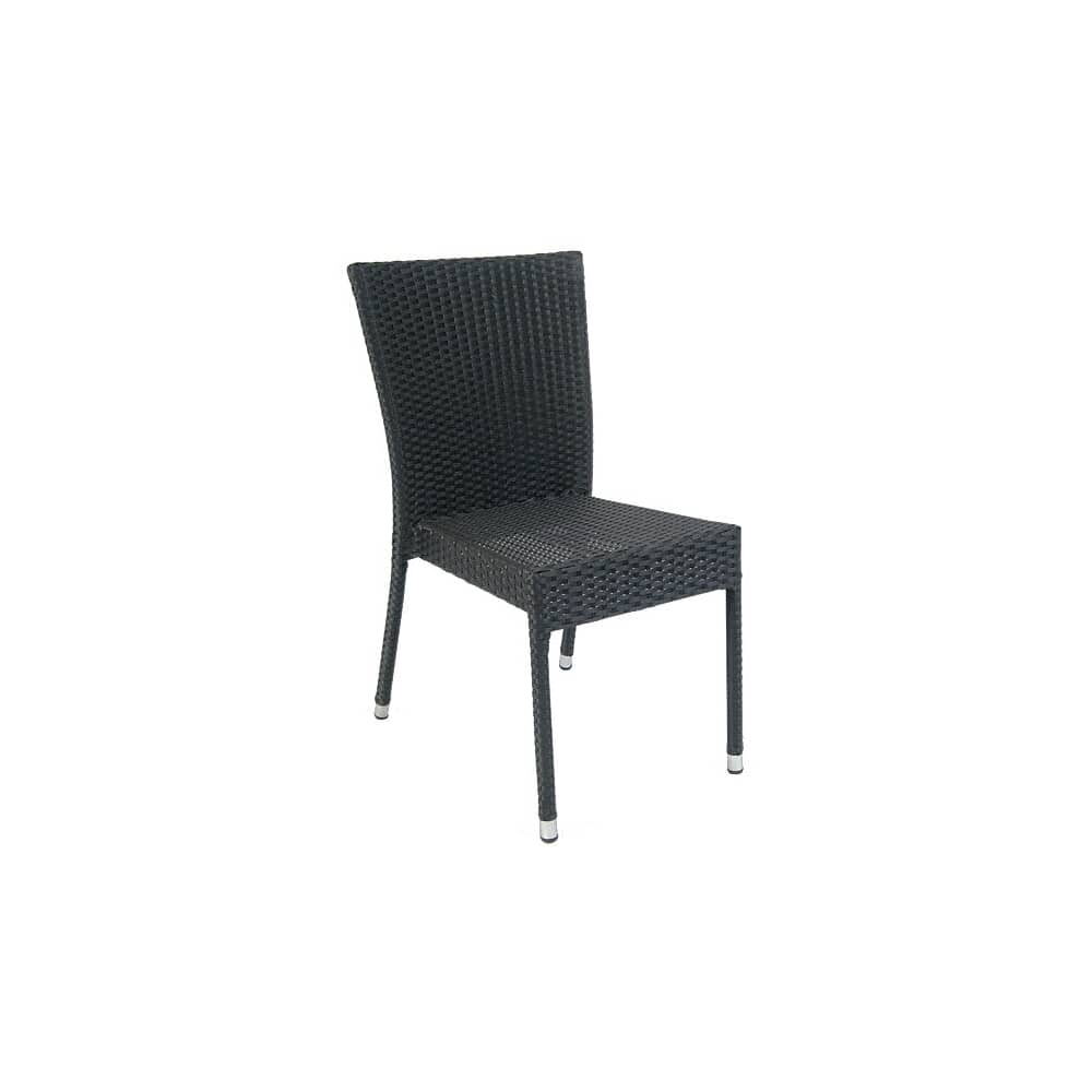 Aluminum Chair in Faux Wicker for Patio