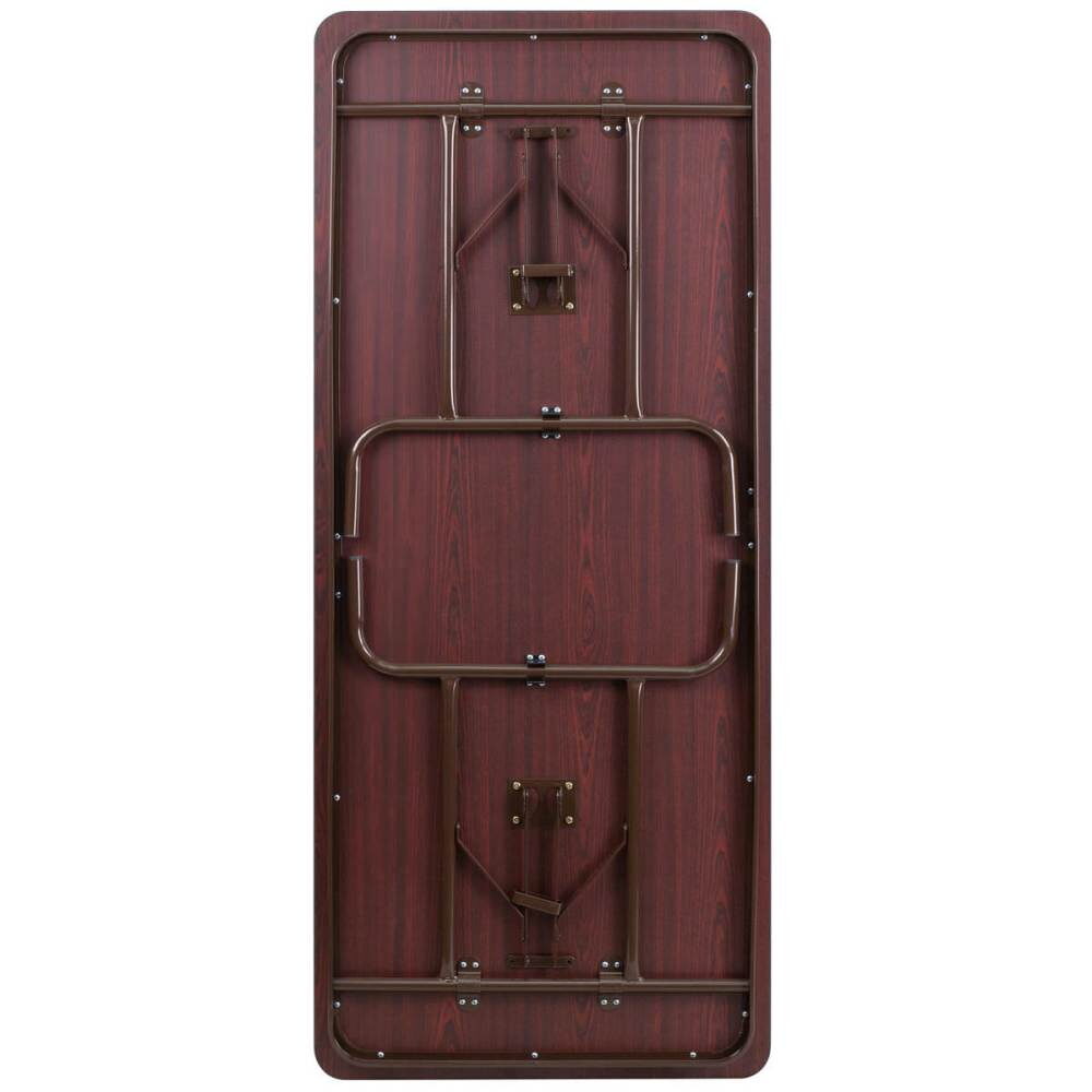 Banquet Table in Mahogany Laminate, Folding