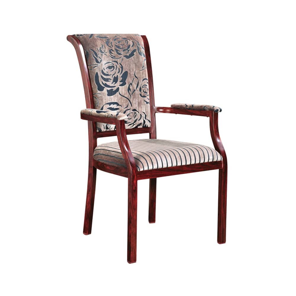 Sybil Senior Living Armchair in Aluminum