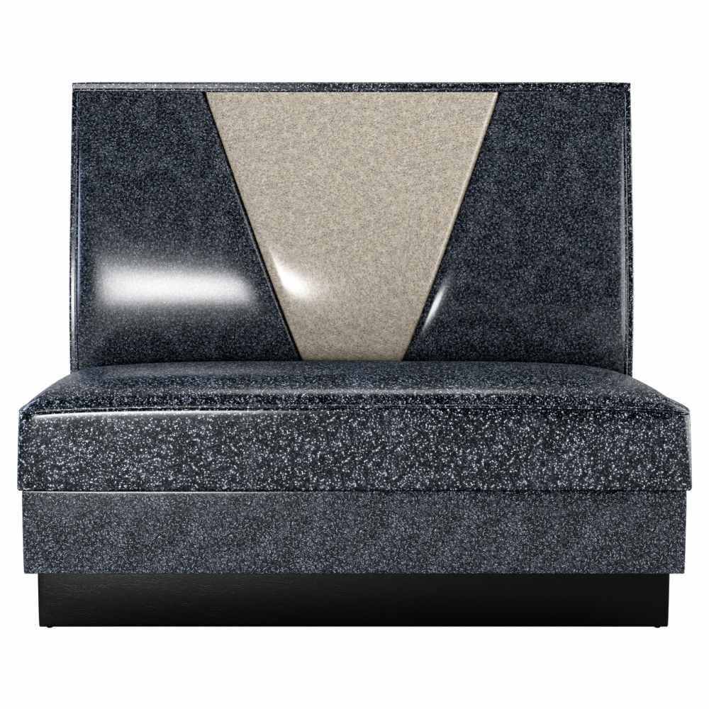 V-Shape Back Booth for Diner