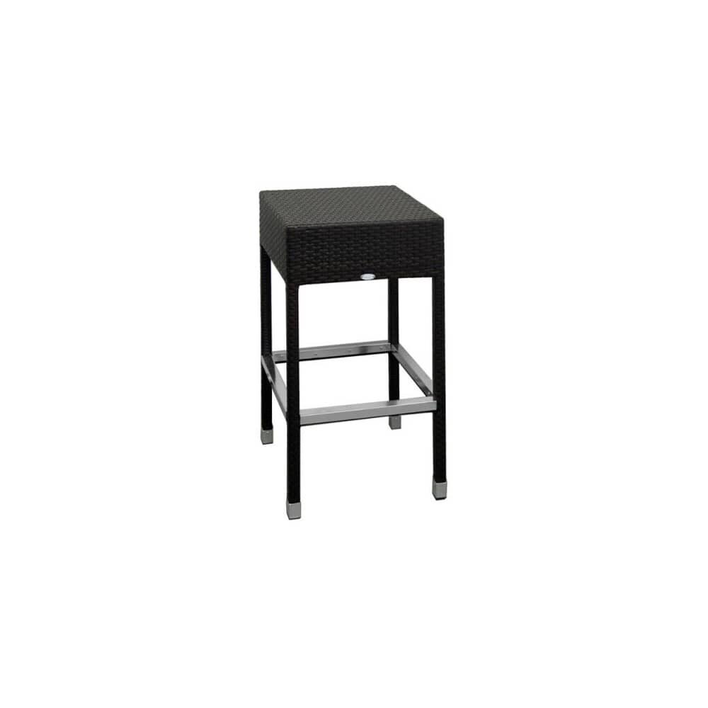 Luciano Outdoor Patio Bar Stool, Backless