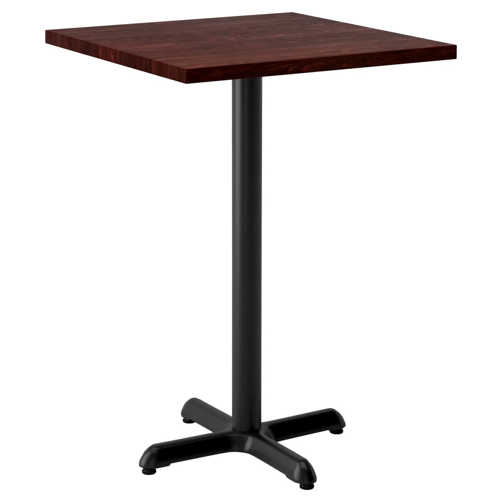Butcher Block Table in Solid Wood, Bar Height