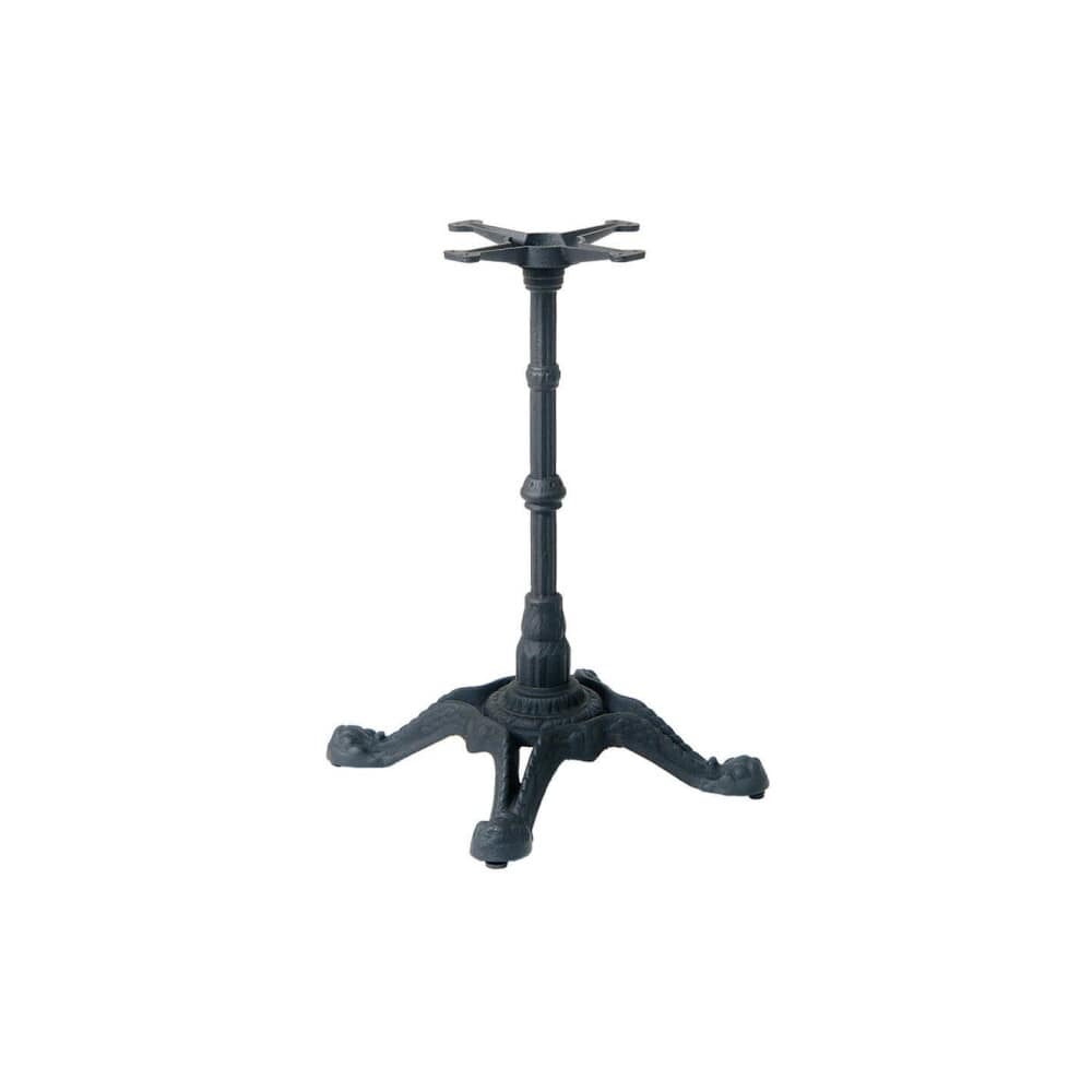 Designer Series 4 Prong Table Base in Cast Iron for Outdoor