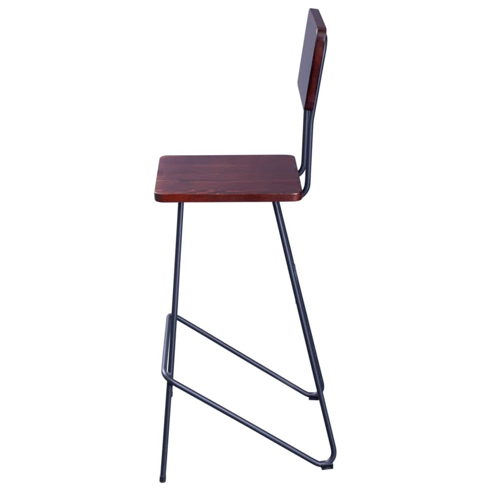 Mantis Industrial-Style Bar Stool in Metal