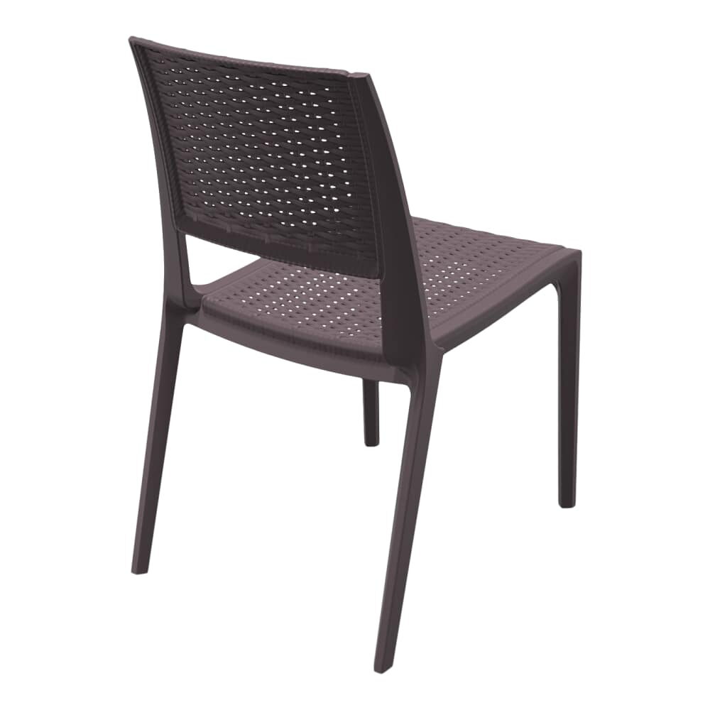 Selina Wicker Look Chair in Resin for Outdoor Patio