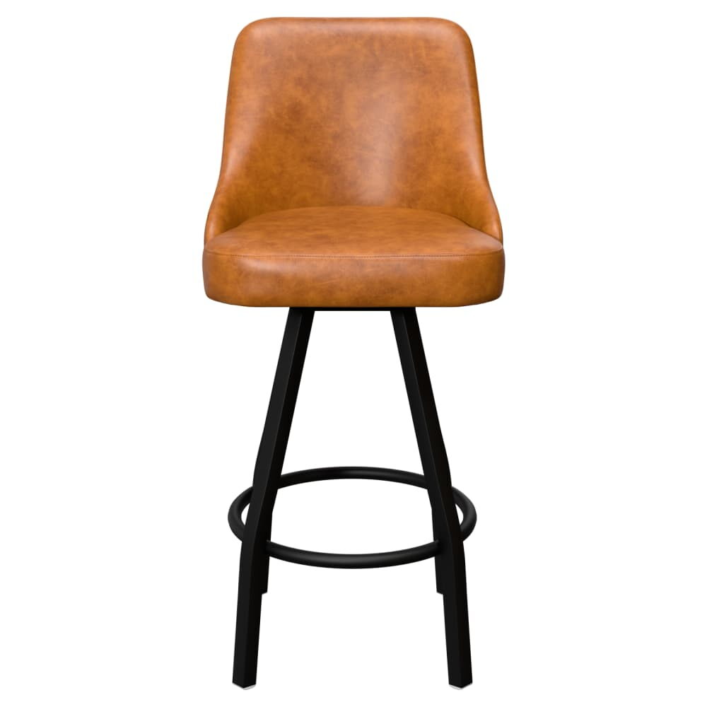 Mauro Indoor Bucket Swivel Bar Stool
