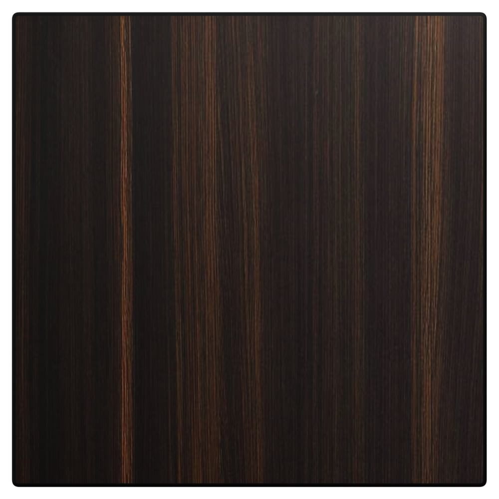 Dark Walnut Resin Table Top for Outdoor with Phenolic Edge