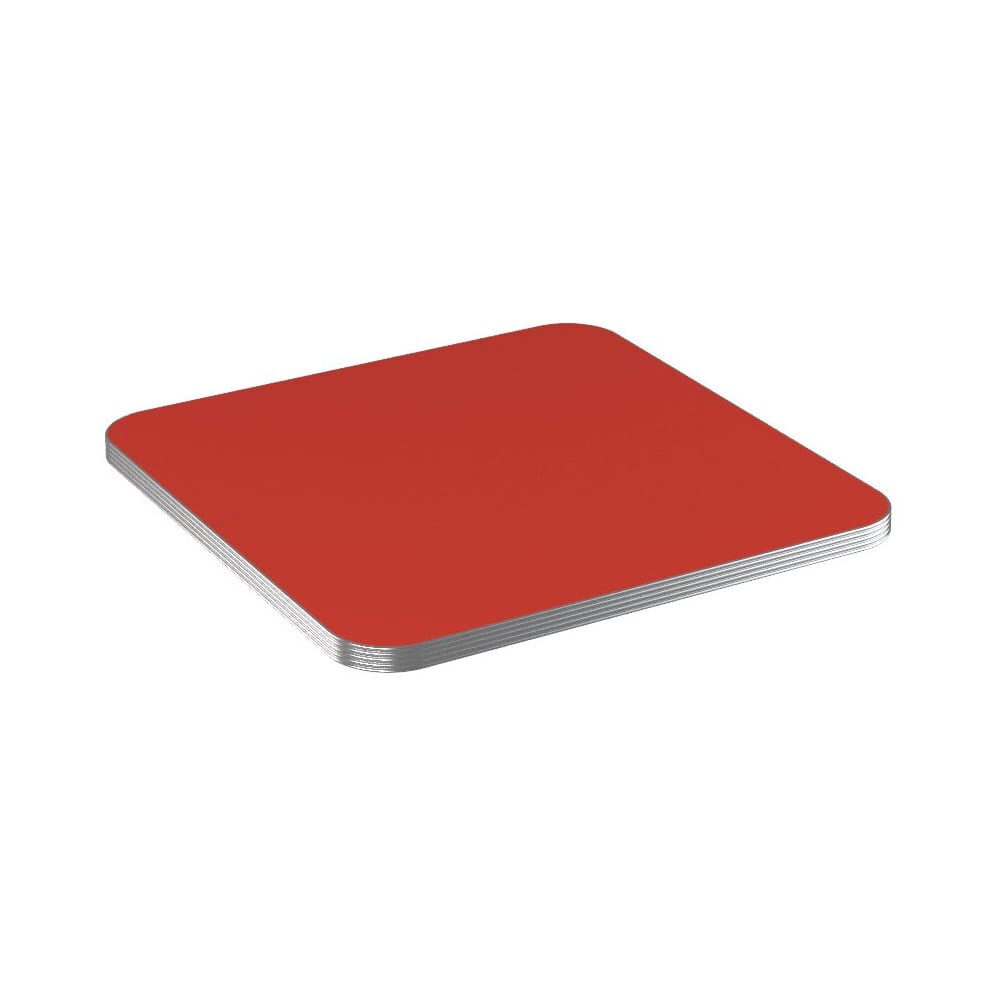 Set of 17 Table Tops with Aluminum Edge Laminate