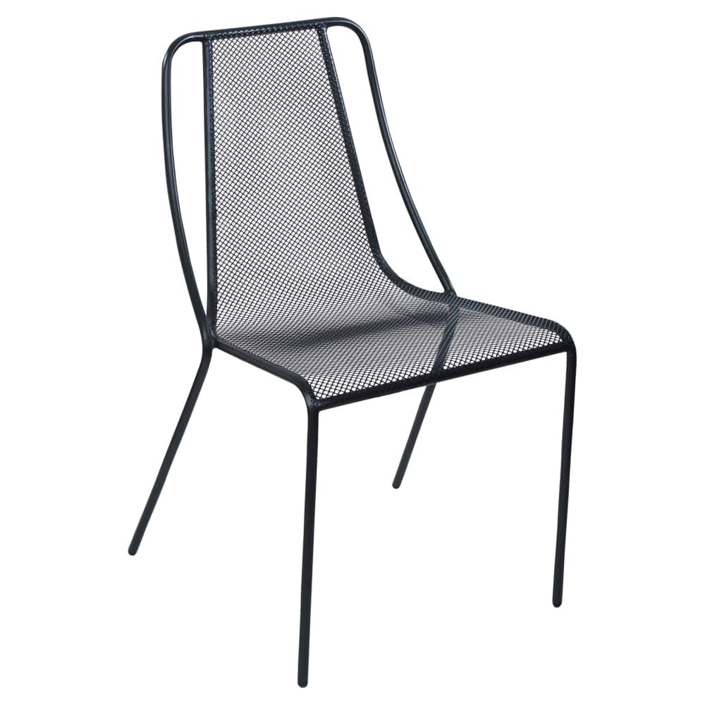 Modern Patio Chair in Metal Mesh