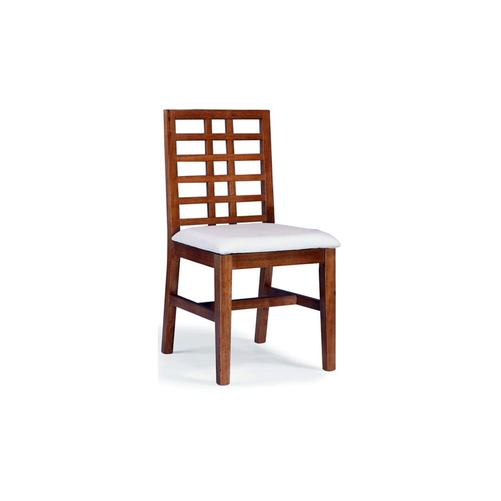 Deco Window-Back Chair in Wood