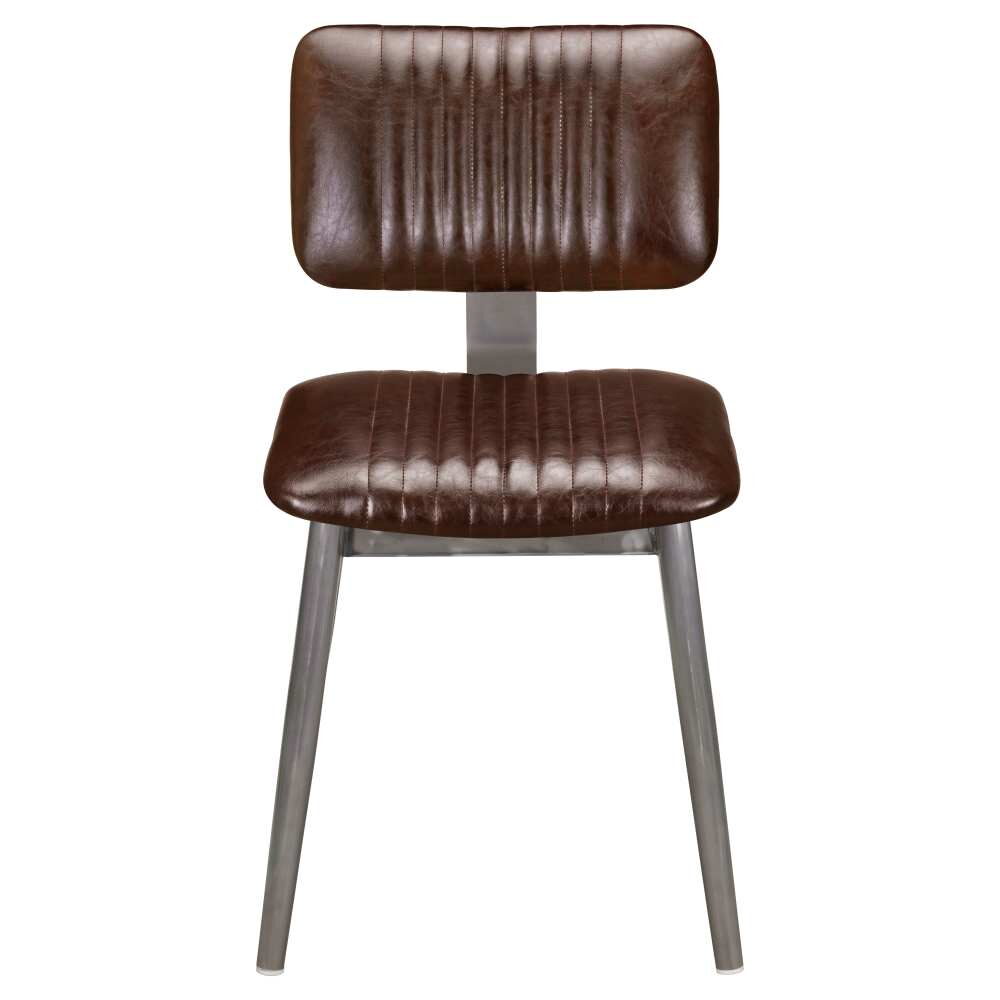 Ethan Clear Coat Metal Chair