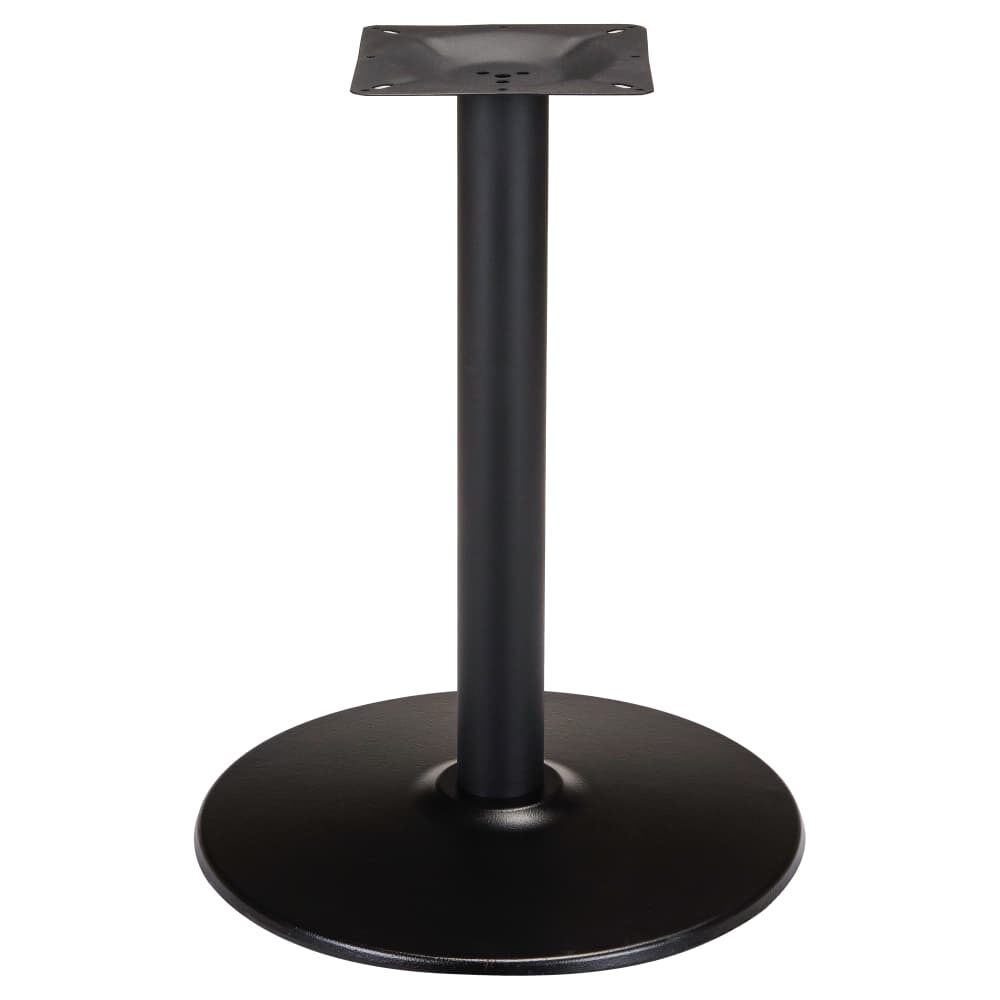 Metal Round Table Base in Black with Standard Height