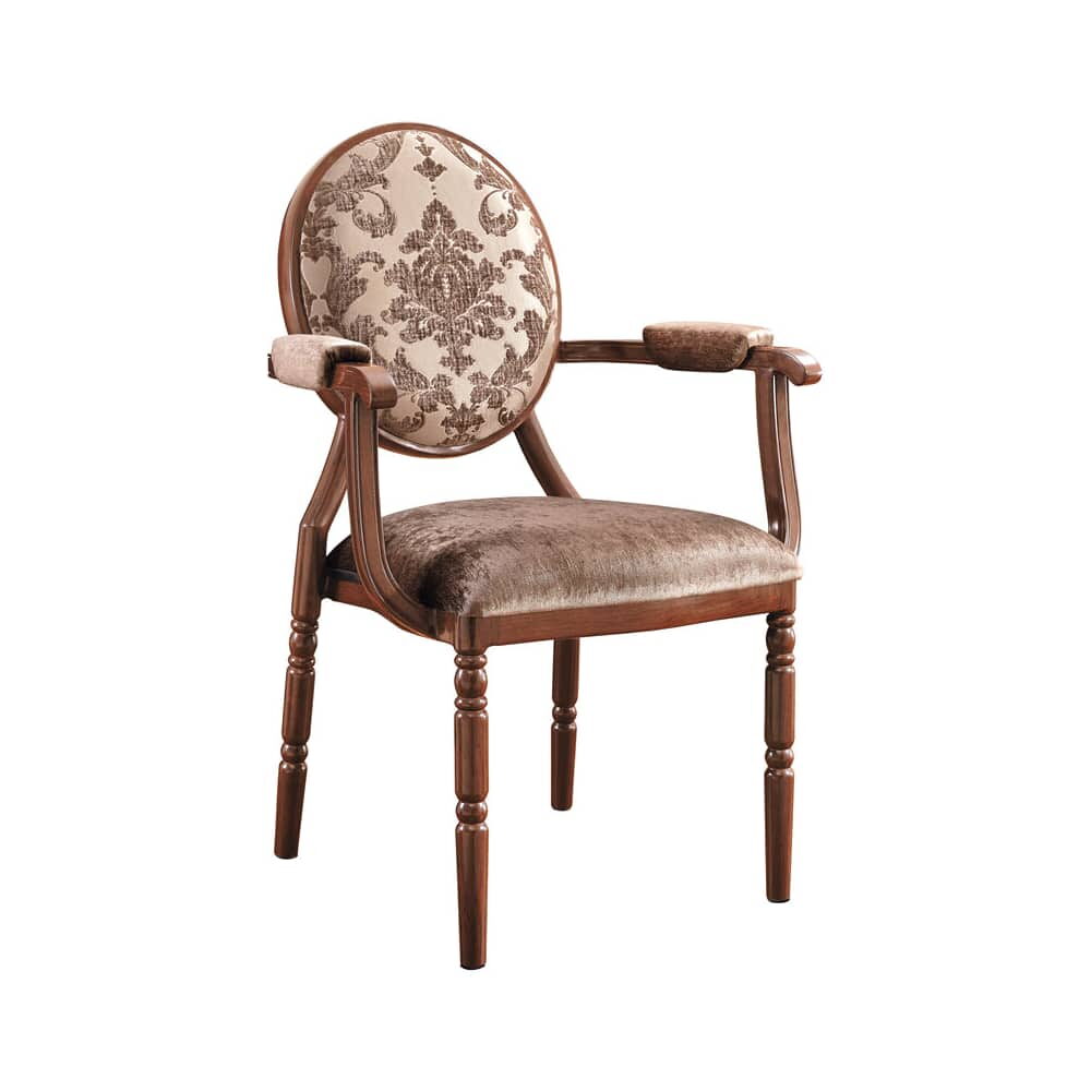 Lancre Padded Armchair in Aluminum