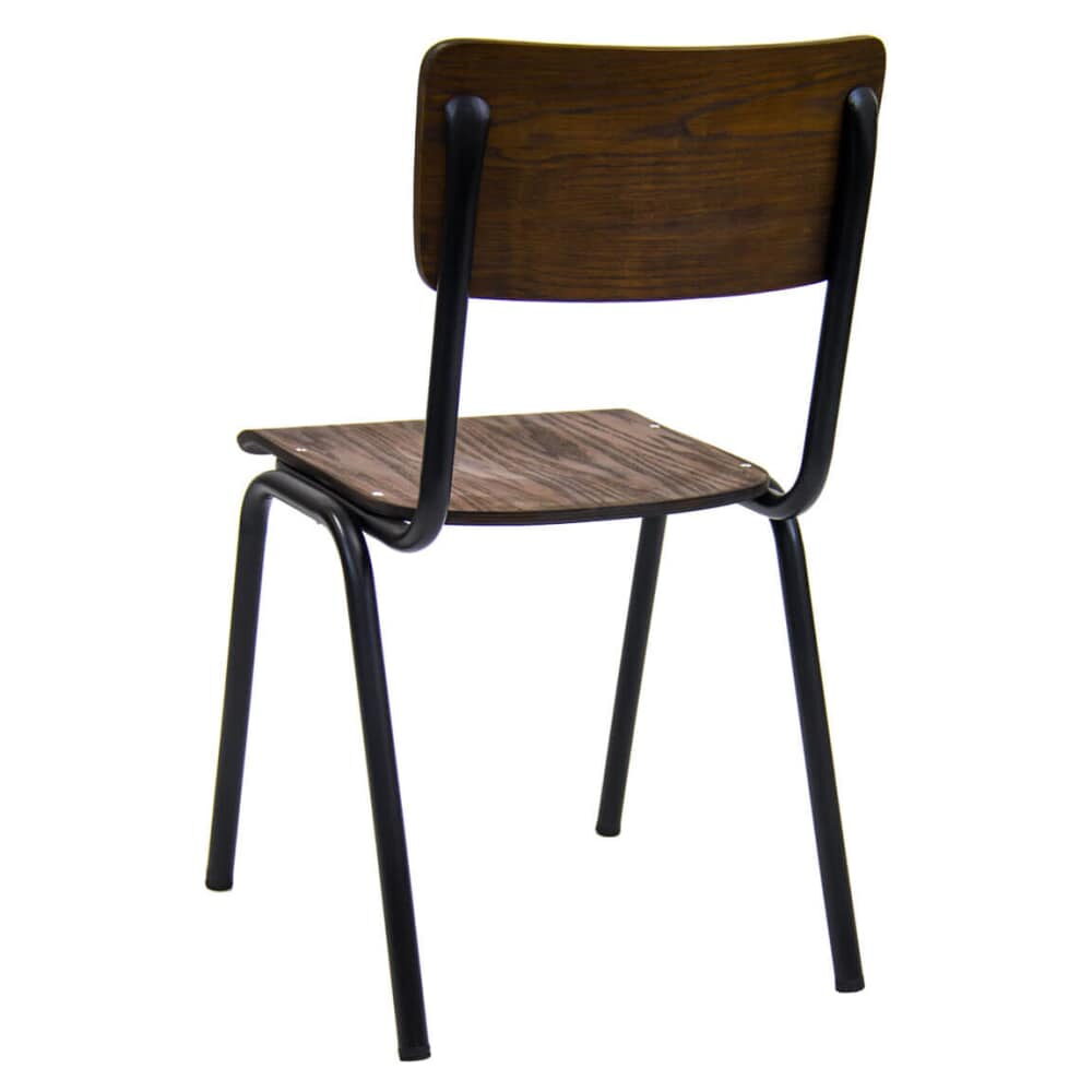 French Industrial Chair in Metal