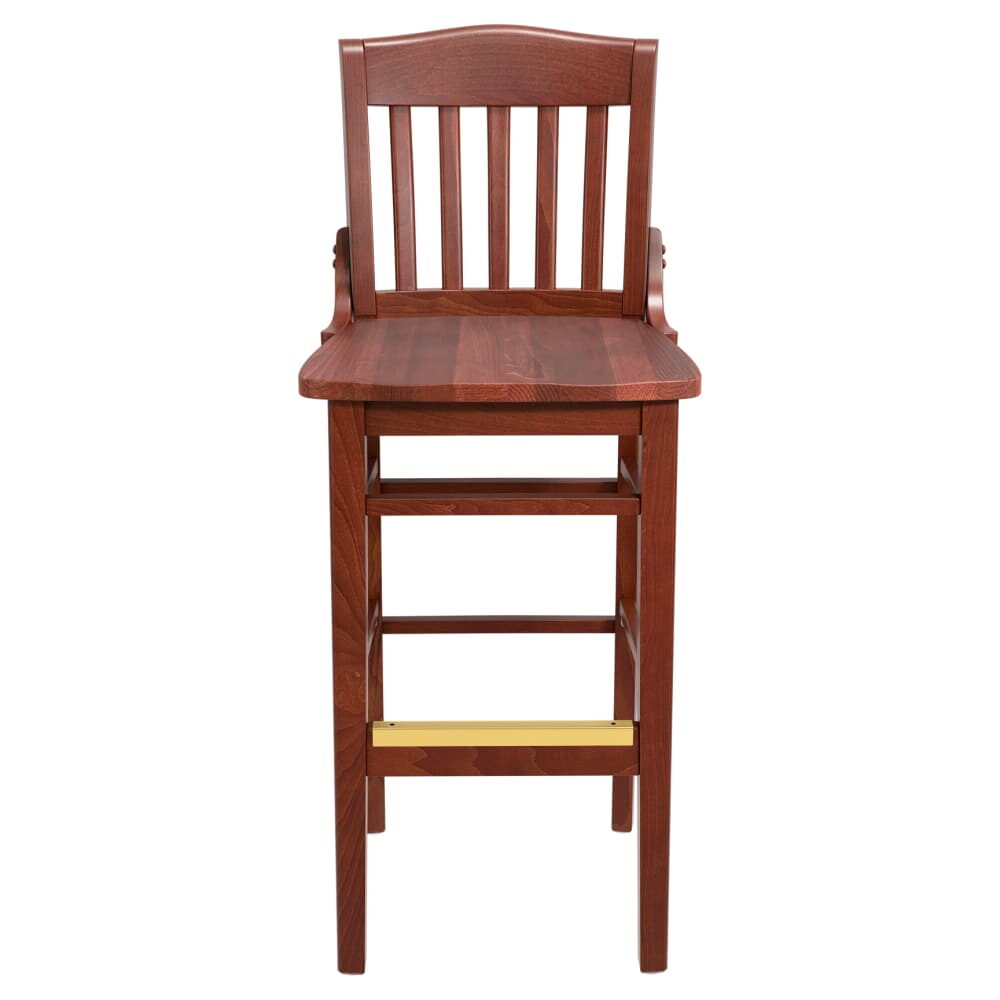 School House Bar Stool in Wood