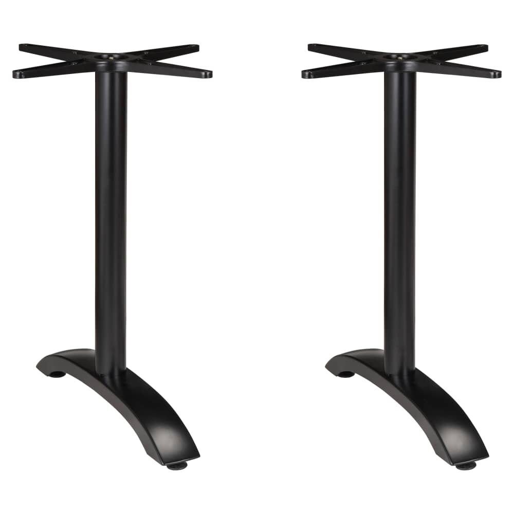 Aluminum Table Base in Black with Standard Height