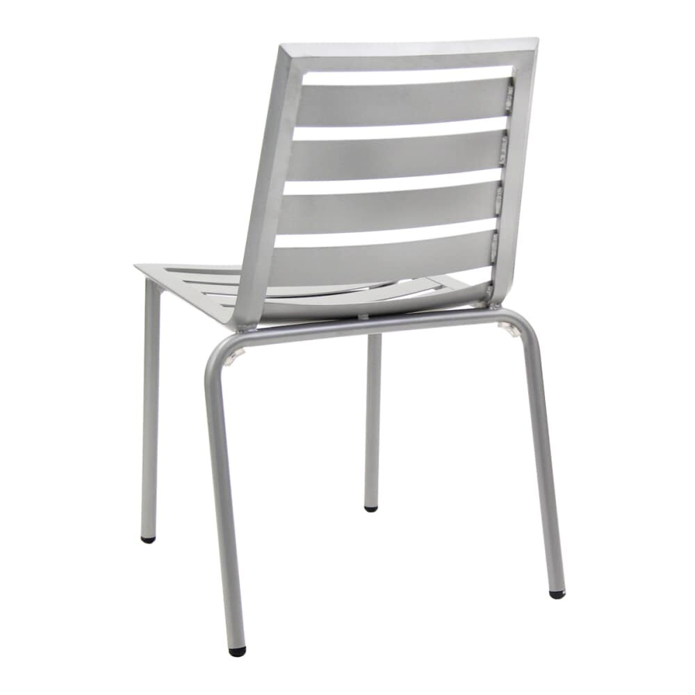 Leon Dining Chair in Aluminum