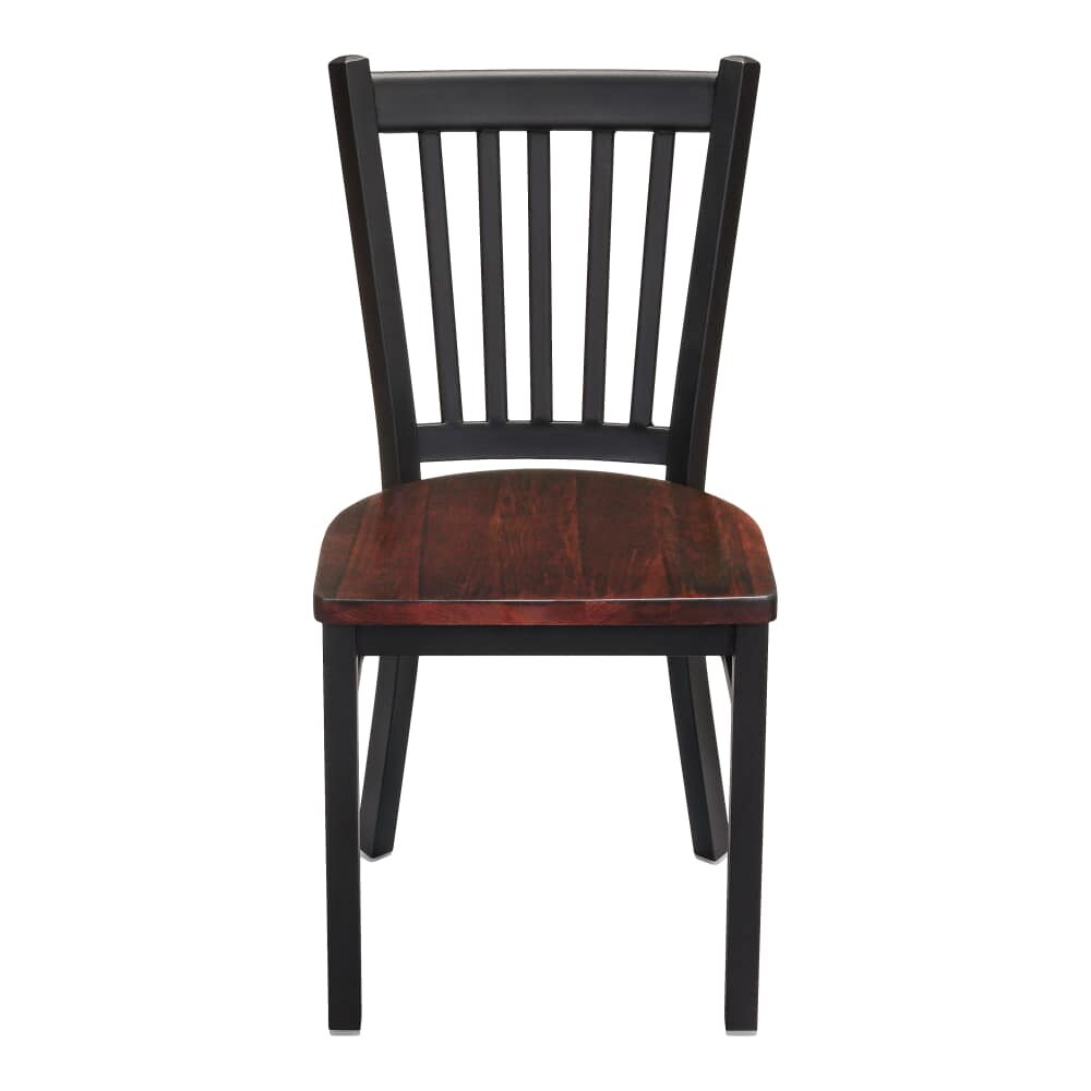 Vertical Slat Chair in Metal