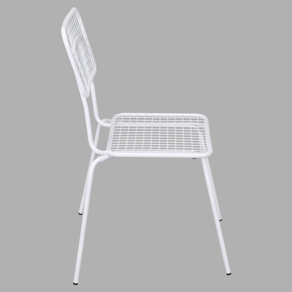 Ollie Patio Chair in White for Outdoor
